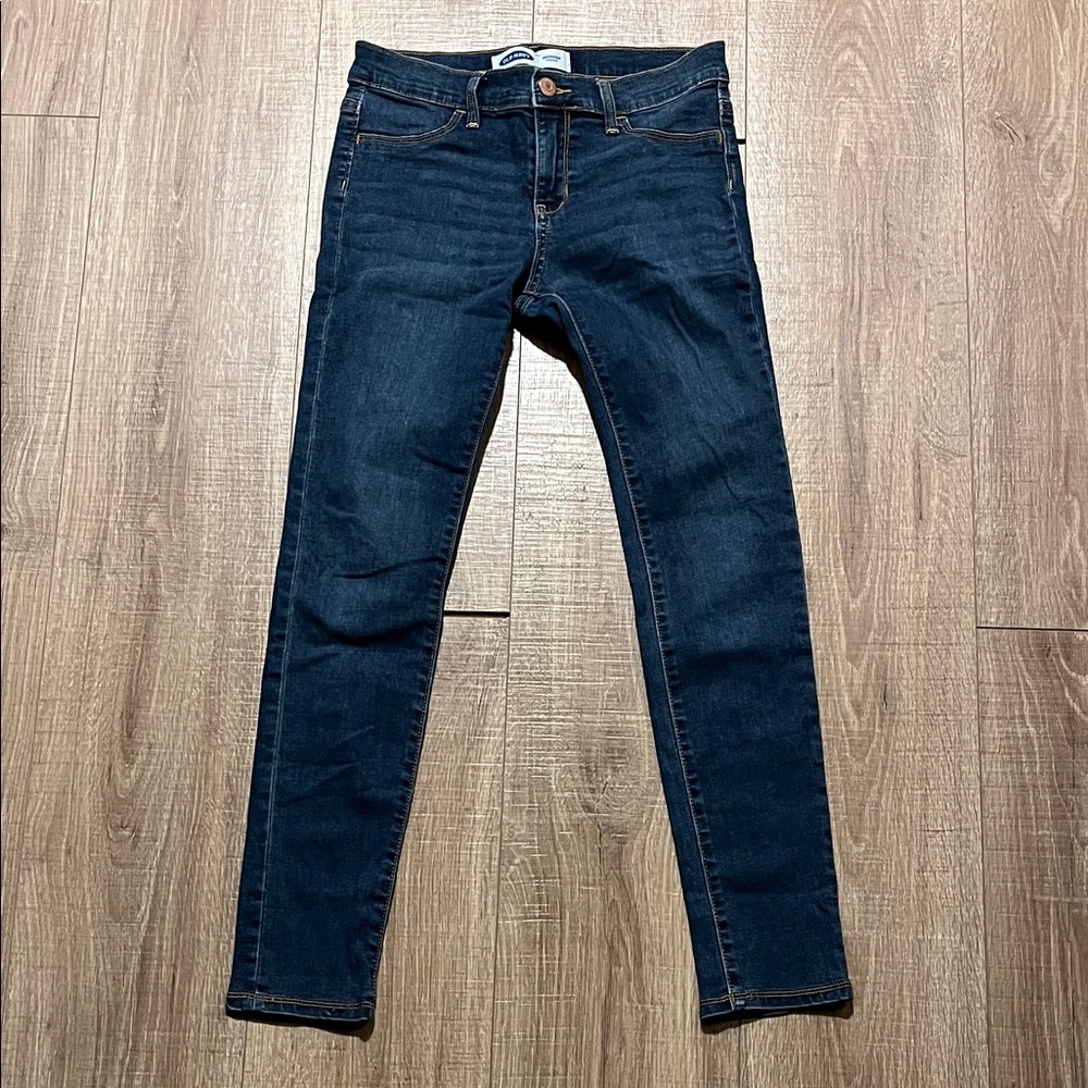 Old Navy Kid’s Dark Blue Rockstar Skinny Jeggings Size 12